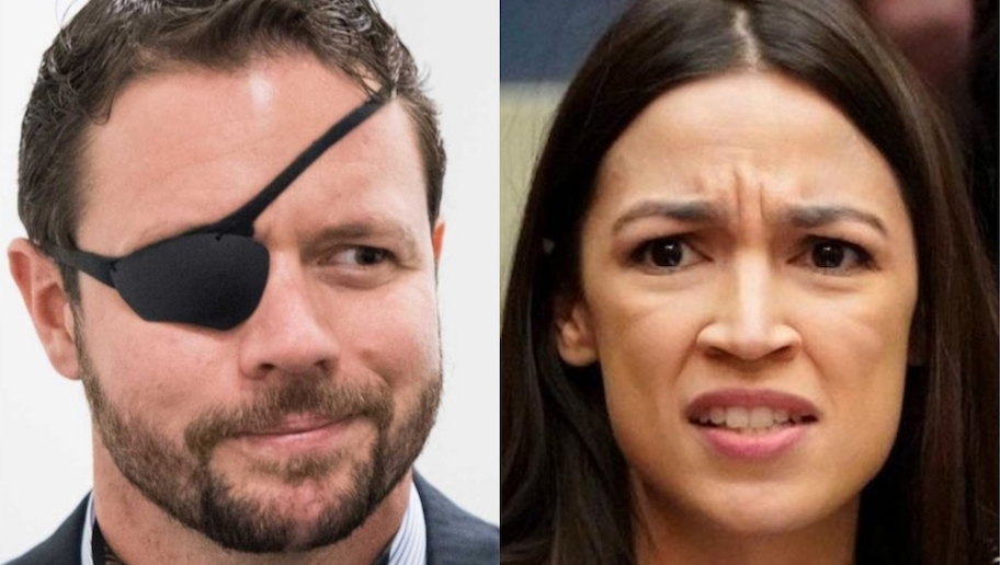 AOC Triggered by Crenshaw’s Attack on Omar: White Men Are the Real Terrorists