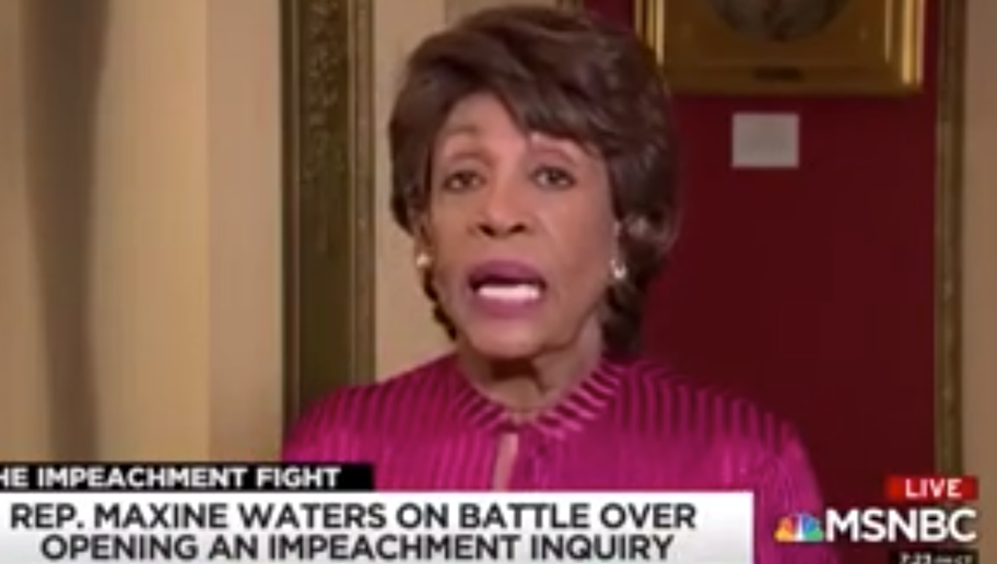 Maxine Waters Gives MSNBC ‘Proof’ Trump Colluded — She Found It on ‘Facepage’ and ‘Tweeter’