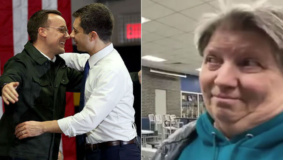 VIDEO: Iowa Democrat Learns Mayor Pete Is Gay After Voting for Him — Her Reaction Goes Viral