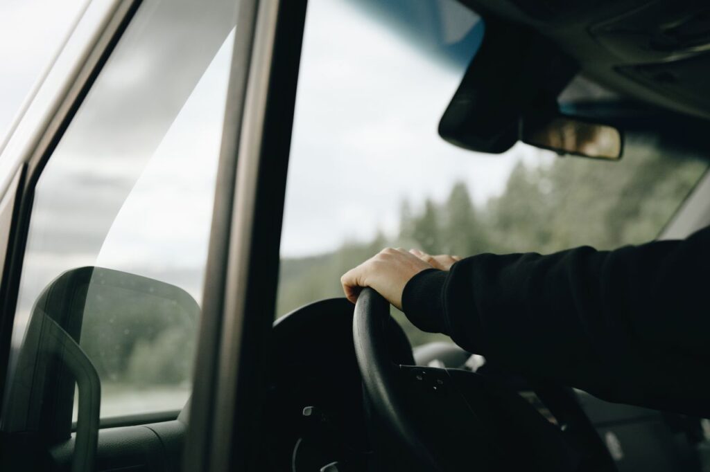 Photo by PNW Production: https://www.pexels.com/photo/person-holding-a-steering-wheel-9354560/
